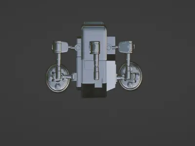 Sci-Fi Robot  3D model