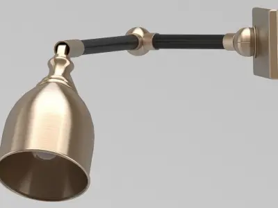 Valerio Swing Arm Wall Light 3D model