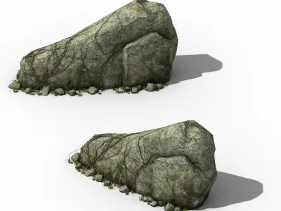 Explore the mountains - Rocks 010 3D model