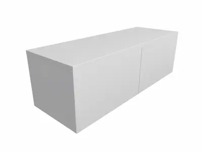 Wall Cabinet -Bathroom or Kitchen Low-poly 3D model