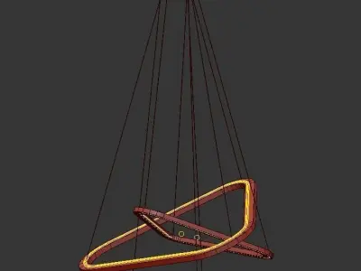 Modern LED Pendant Lamp 3D model