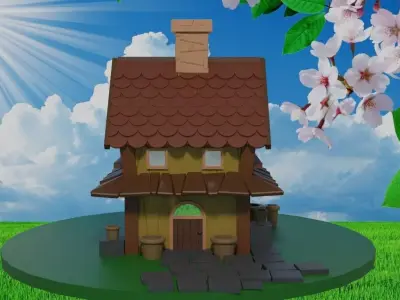 Fairytale house 8 3D model