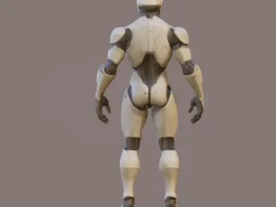 Armor suit 3D model