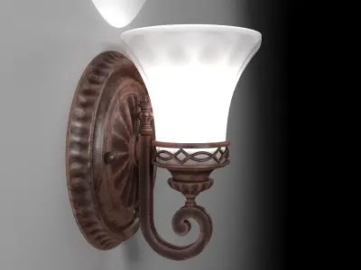 Wall lamp 01 3D model buy