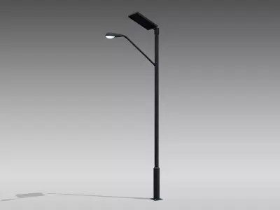 Pedestrian Level Lighting 3D model