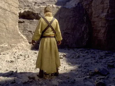 Tusken Raider Game ready model Low-poly 3D model