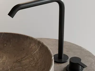 Inbani Grate Vanity Unit Set 10 3D model