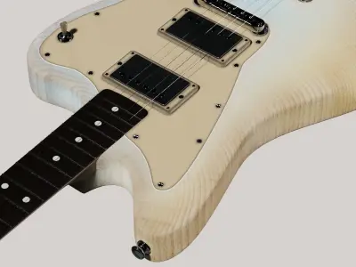 Fender Jaguar Electric Guitar 3D model