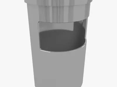 Ashtray Bin 4 3D model