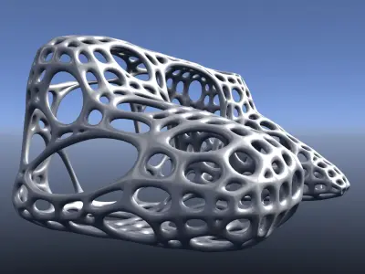 Parametric sculpture 25-37 3D model