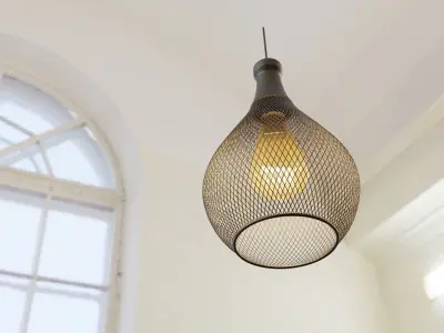 Roof Lamp Low-poly 3D model
