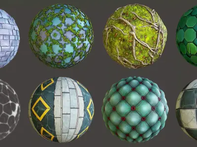 Stylized East Castle Materials Texture
