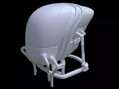 Robot head  Character Head  3D model