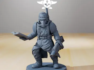 GrimGuard Supporters 3D print model