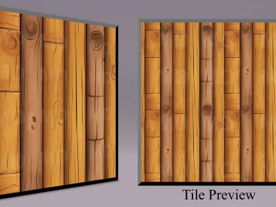 Cartoon Wood Textures Pack 32 - 10x PNG  Texture
