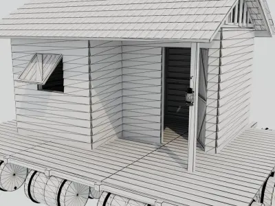 Floating House 3D print model