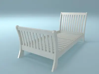 Childrens bed collection 2 3D model
