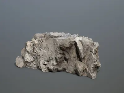 Mountain Low-poly 3D model 5