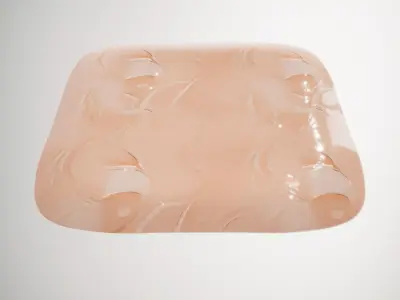 HQ PBR Textures Set Ceramic Swirl Glossy Texture