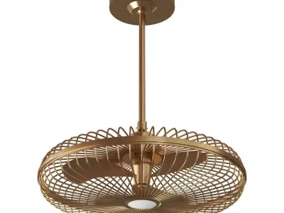 Workshop Ceiling Fan 3D model