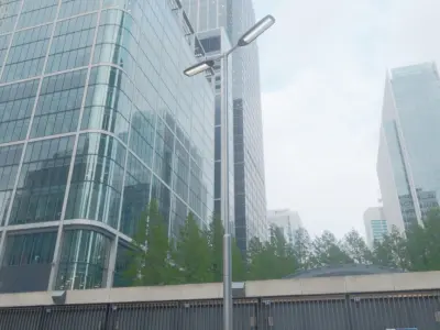 Street Light 11 version 7 5m with pole 2 Low-poly 3D model