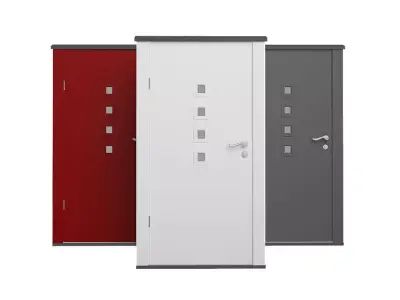 Exterior door 01 3D model