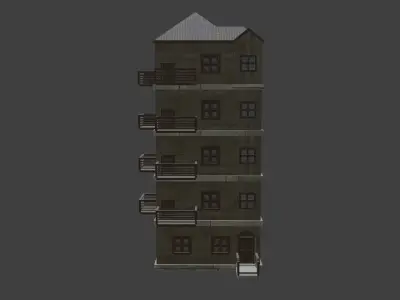 House Model 25 Low-poly 3D model