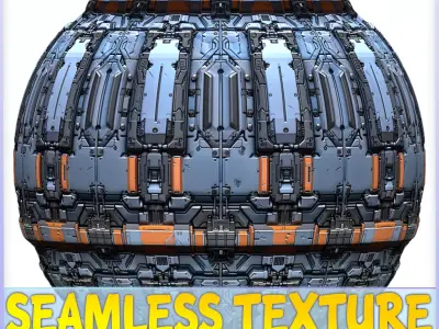 Sci-FI Seamless Texture Texture 3