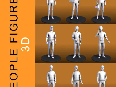 People Figures 3D model