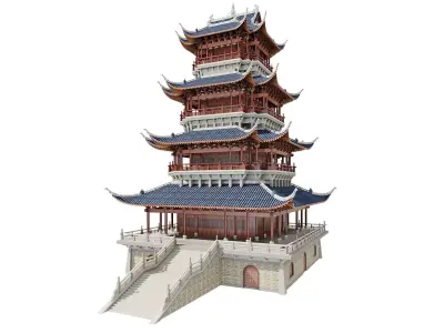 Japan Pavilion Tower  3D model