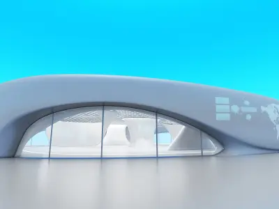  Futuristic Exbition Exterior and Interior 