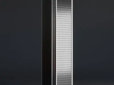 SKYSCRAPER CITY BUILDING 04 Low-poly 3D model