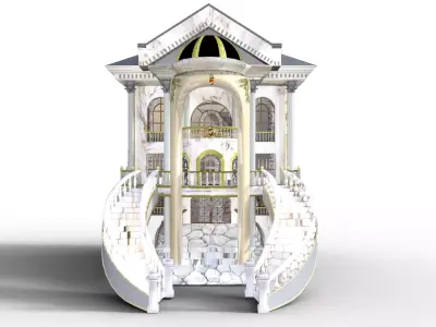 marble villa 3D model