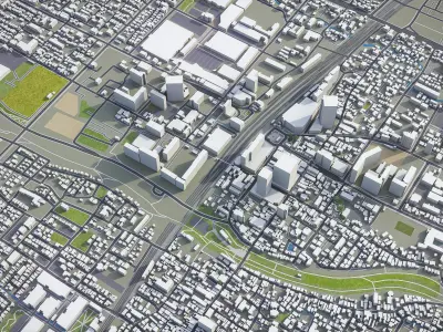 Kusatsu  Low-poly 3D model