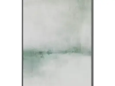 Set of 3 Abstract Paintings in Frames 3D model 138