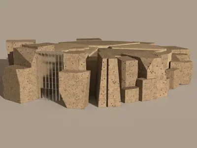 Diriyah Arena 3D model