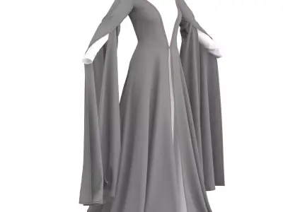 Medieval Gown  3D model