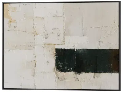 Set of 3 Abstract Paintings in Frames 3D model 29