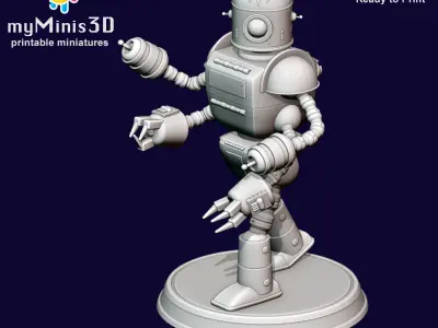 Champion 1 of the Invader Robots Warband 3D print model
