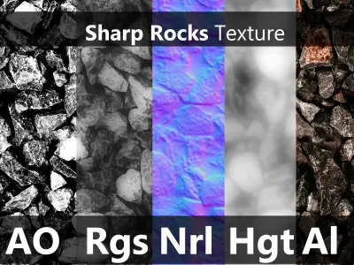 Sharo Rocks Texture PBR Texture