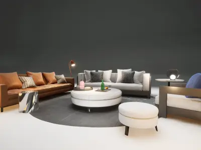 DH STUDIO Furniture Collection 08 Low-poly 3D model