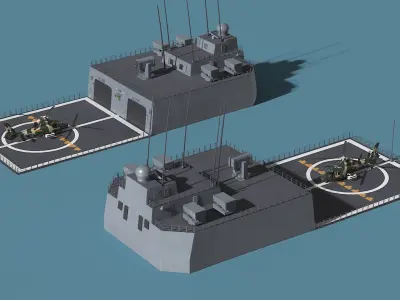  Military Harbin Z-9WZ Helicopter on Naval Ship Deck 