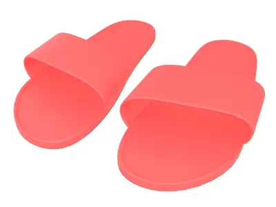 Flip Flops v5 004 Low-poly 3D model