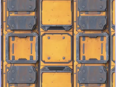 SciFi Seamless Texture Texture 3