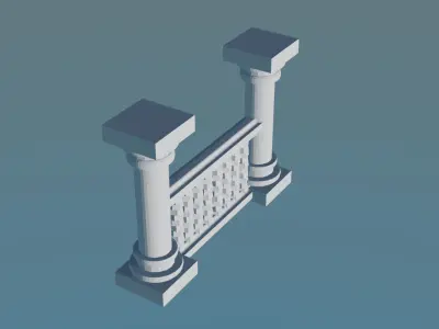 Concrete Baluster 3D print model
