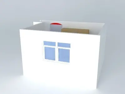 elsieorkut room with door Free 3D model