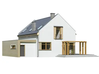 cottage 001 3D model