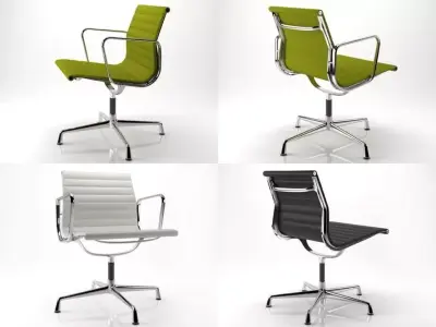 Aluminium chair  105 107 3D model