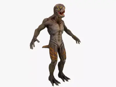 Lizard Low-poly 3D model