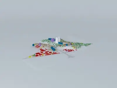 Verchnja Telychka Landscape in Kyiv 3D model